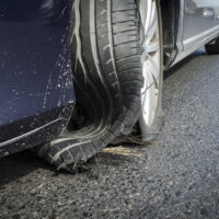 damaged tire image