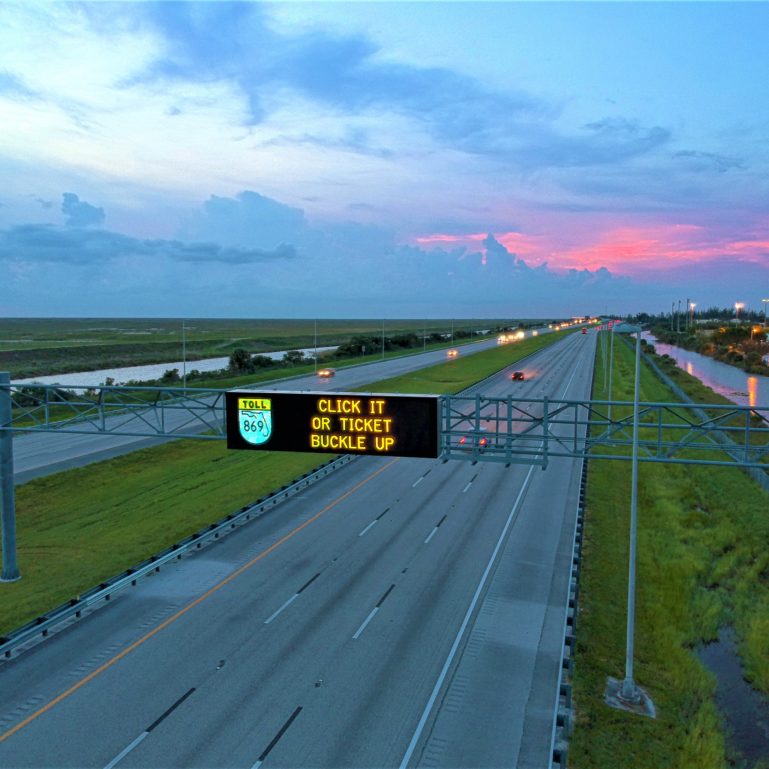 Sawgrass Expressway DMS Sign