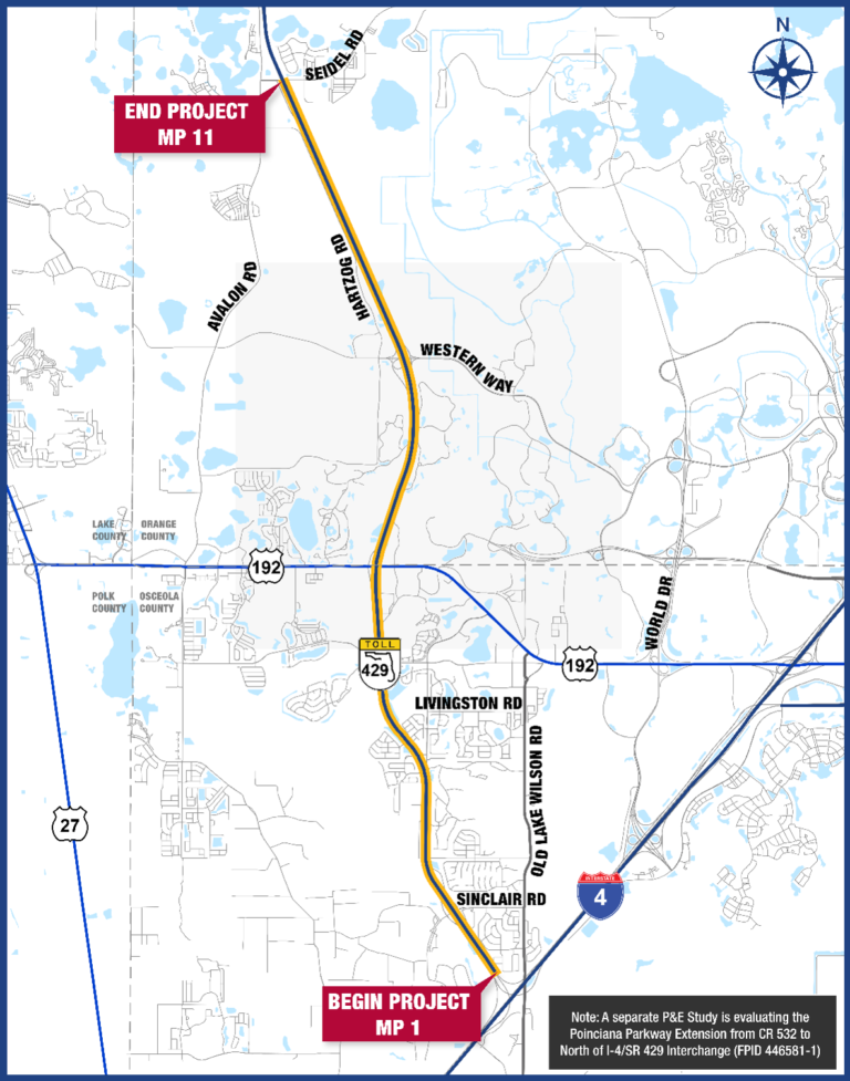 Widen Western Beltway (SR 429) PD&E – Florida's Turnpike