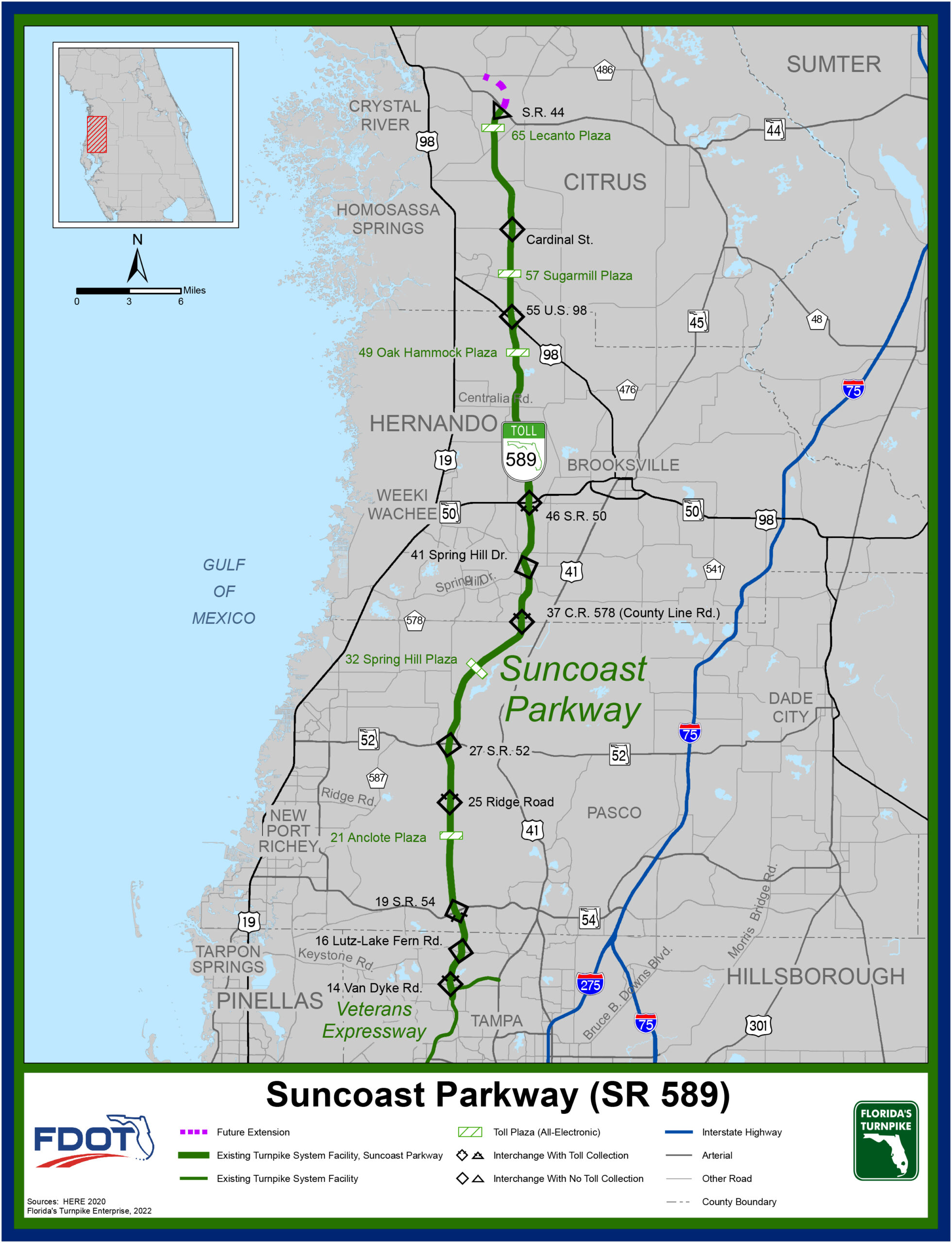 Suncoast Parkway Extension – Florida's Turnpike