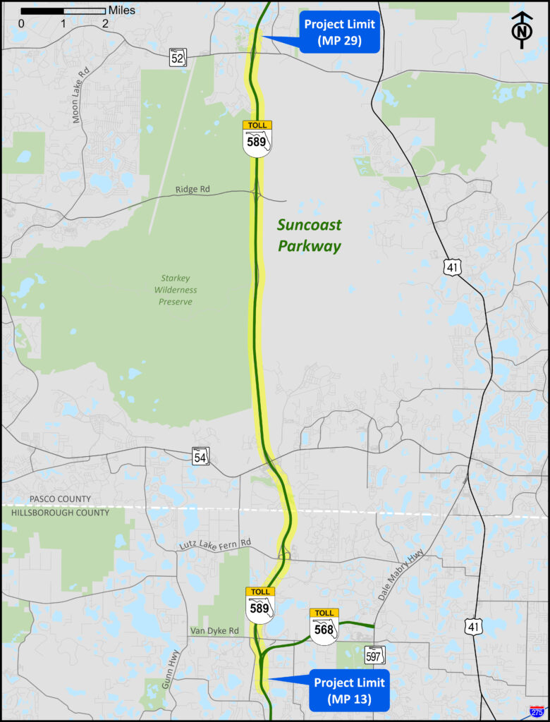 WIDEN SUNCOAST PARKWAY (SR 589) PD&E – Florida's Turnpike