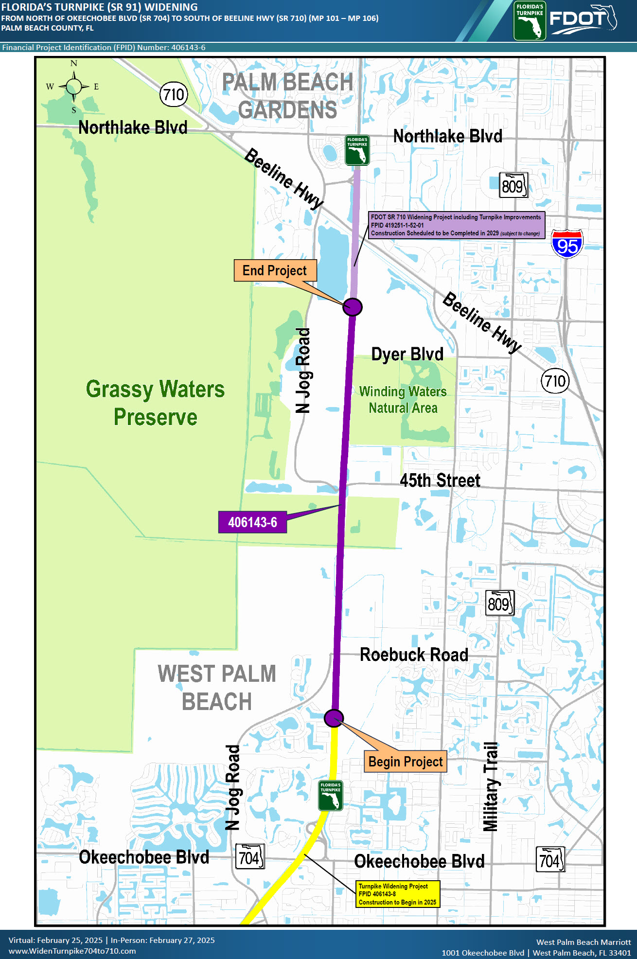 Adjacent Project Map