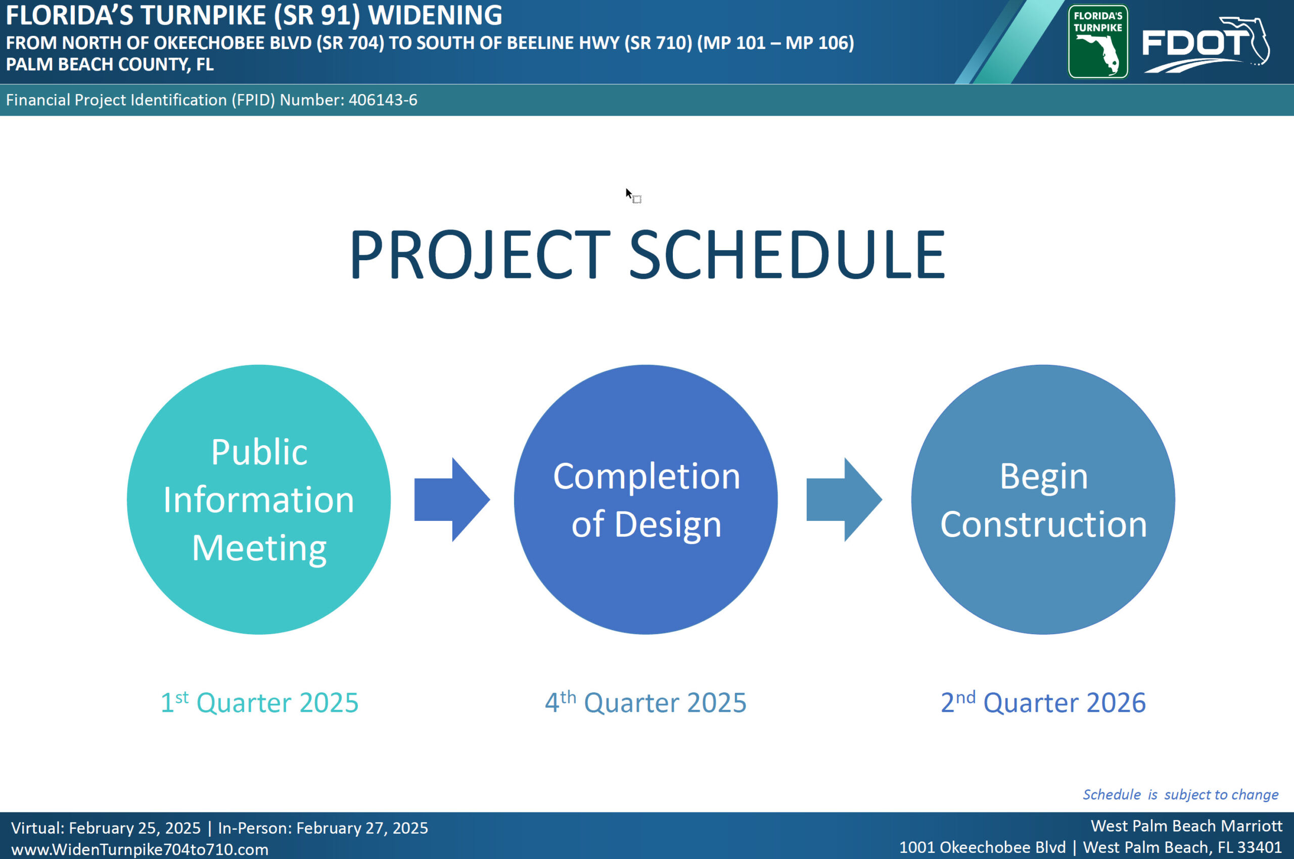 Project Schedule