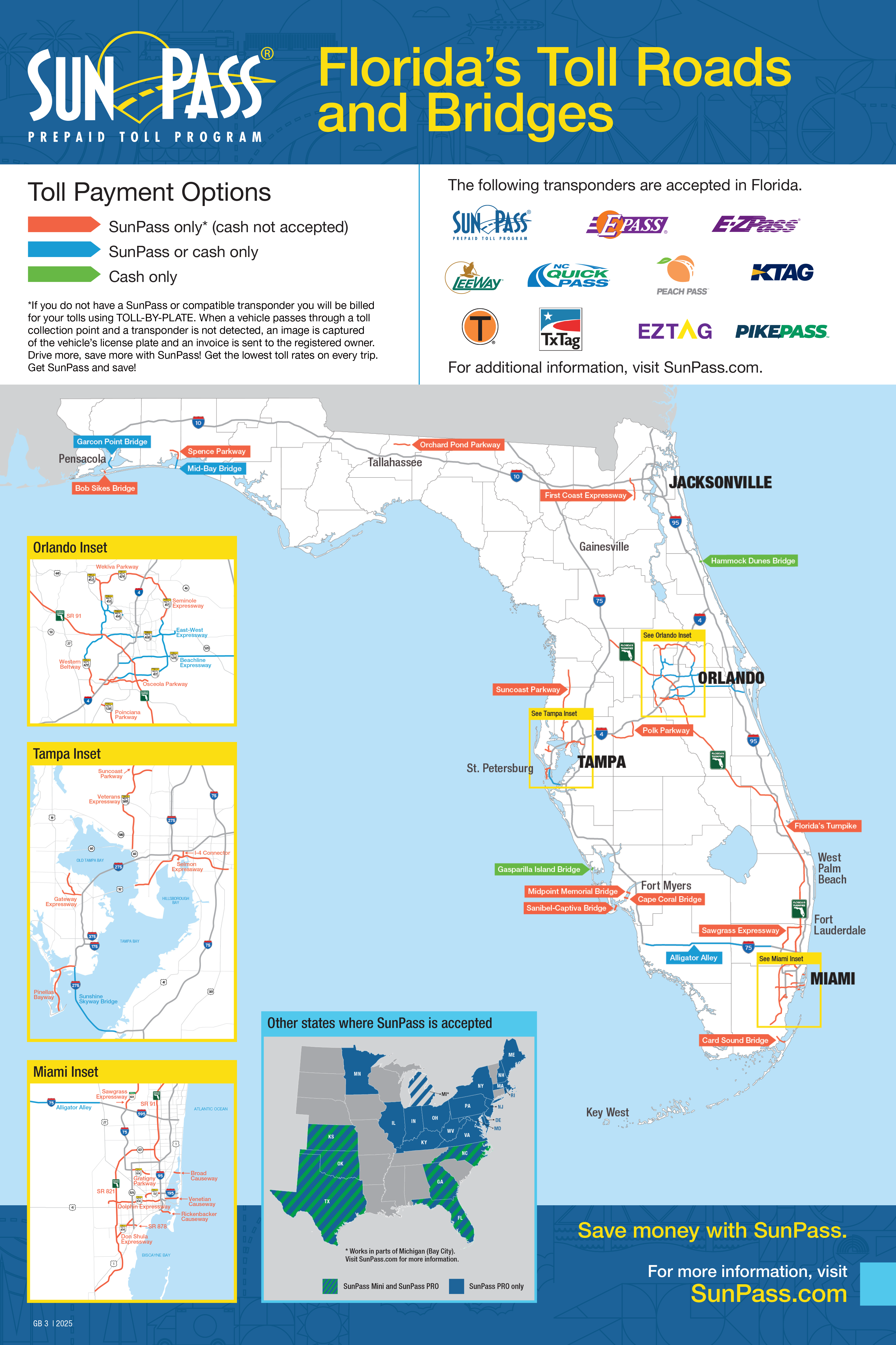 SunPass Turnpike Map